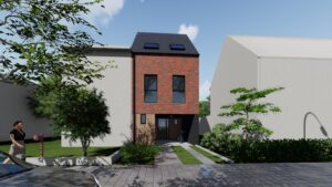 Cenconstruct Energiezuinig huis met voor- en achtertuin